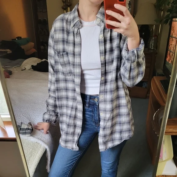 Aeropostale plaid button up - Picture 3 of 6